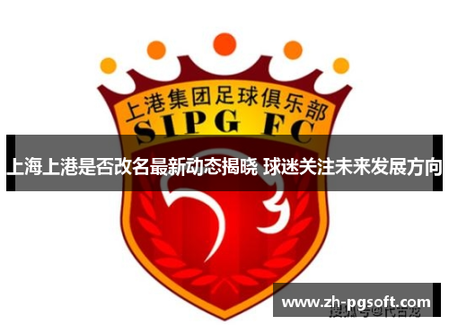 上海上港是否改名最新动态揭晓 球迷关注未来发展方向