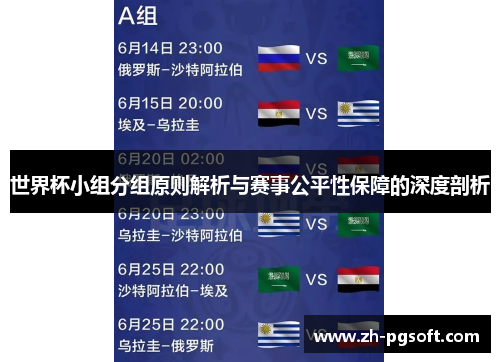 世界杯小组分组原则解析与赛事公平性保障的深度剖析